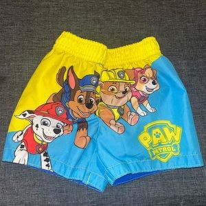 Paw Patrol swim shorts - size 12 month